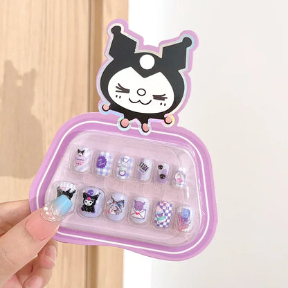 12pcs Sanrio press on nails Set