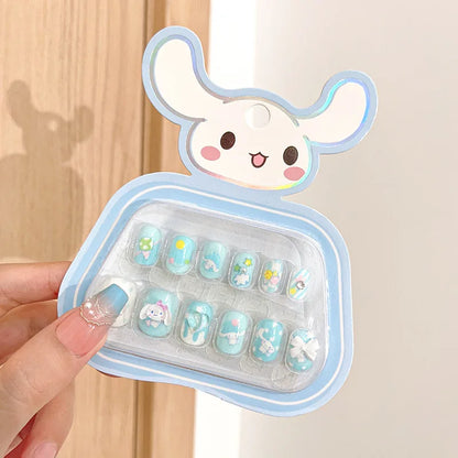 12pcs Sanrio press on nails Set