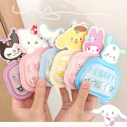 12pcs Sanrio press on nails Set