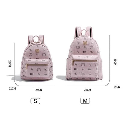 Hello Kitty Leather Travel Backpacks