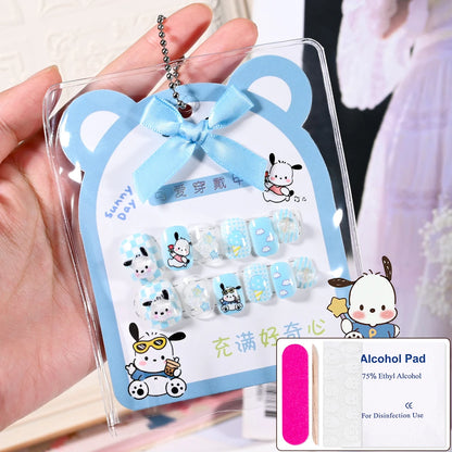 12pcs Sanrio press on nails Set