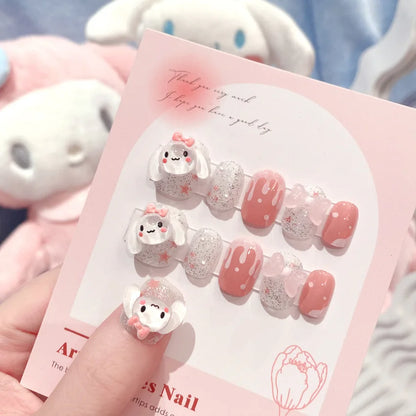 24Pcs Sanrio  Press on Nails