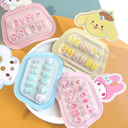 12pcs Sanrio press on nails Set