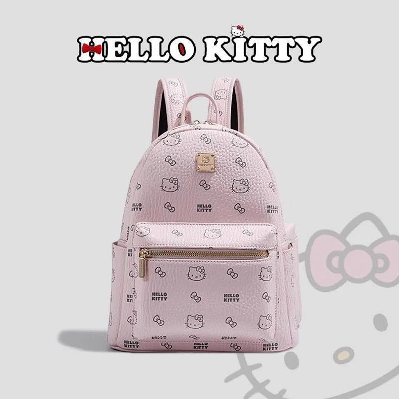 Hello Kitty Leather Travel Backpacks