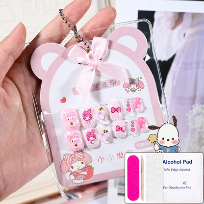 12pcs Sanrio press on nails Set