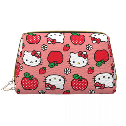 Hello Kitty Leather Makeup Bag