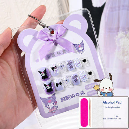 12pcs Sanrio press on nails Set