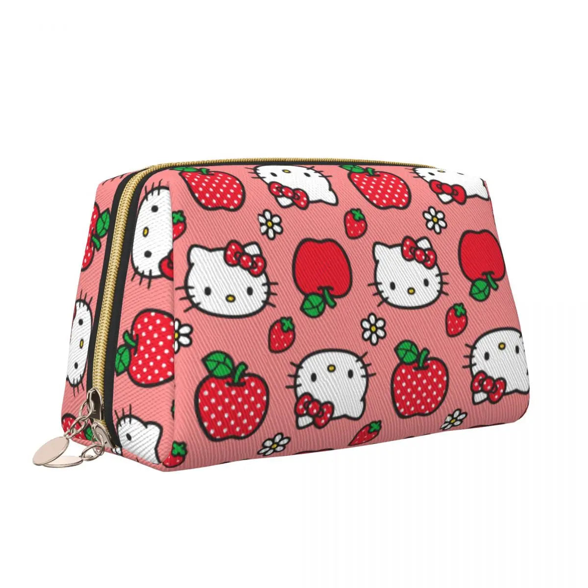 Hello Kitty Leather Makeup Bag