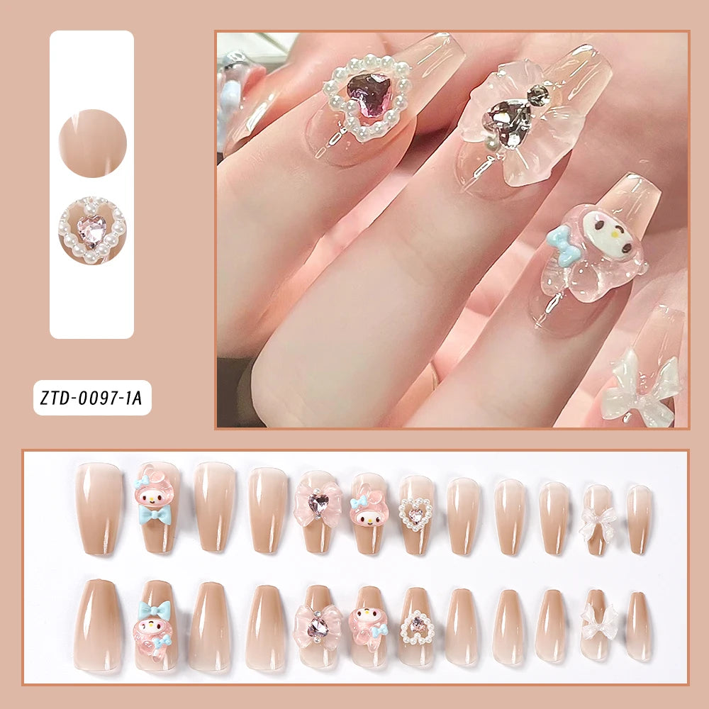 24Pcs Sanrio  Press on Nails