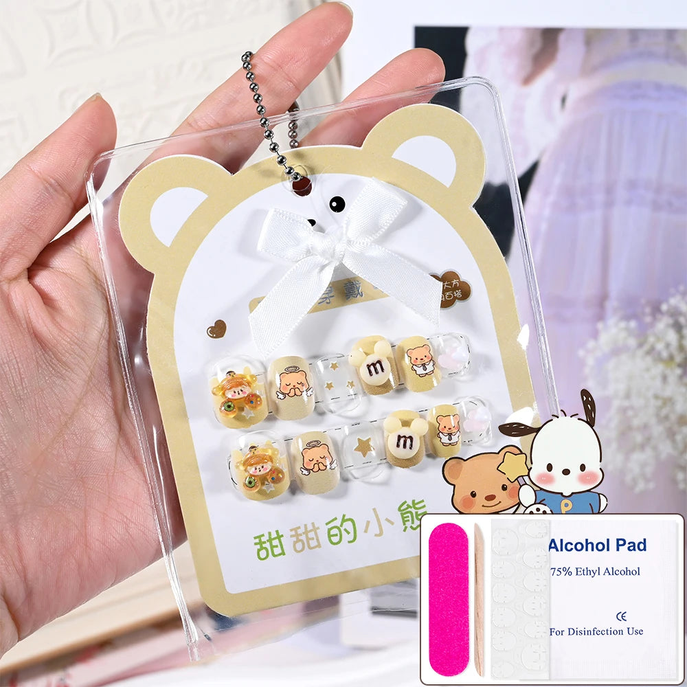 12pcs Sanrio press on nails Set