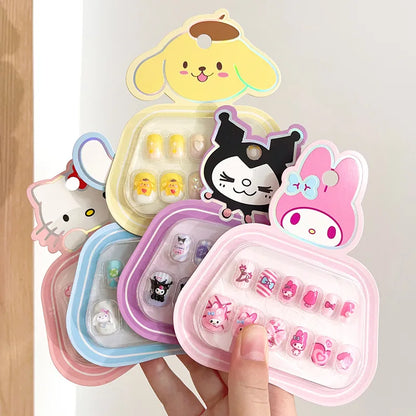 12pcs Sanrio press on nails Set